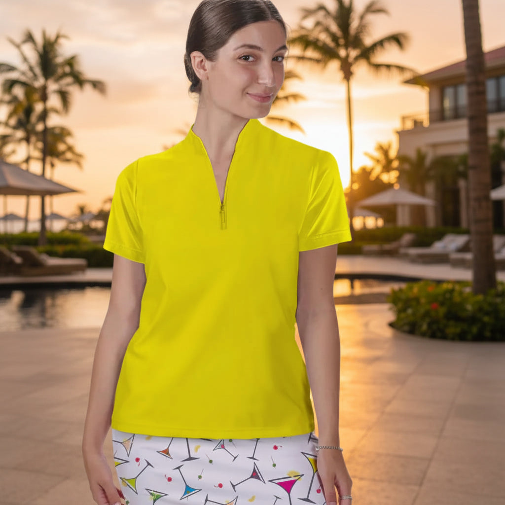 yellow shirt