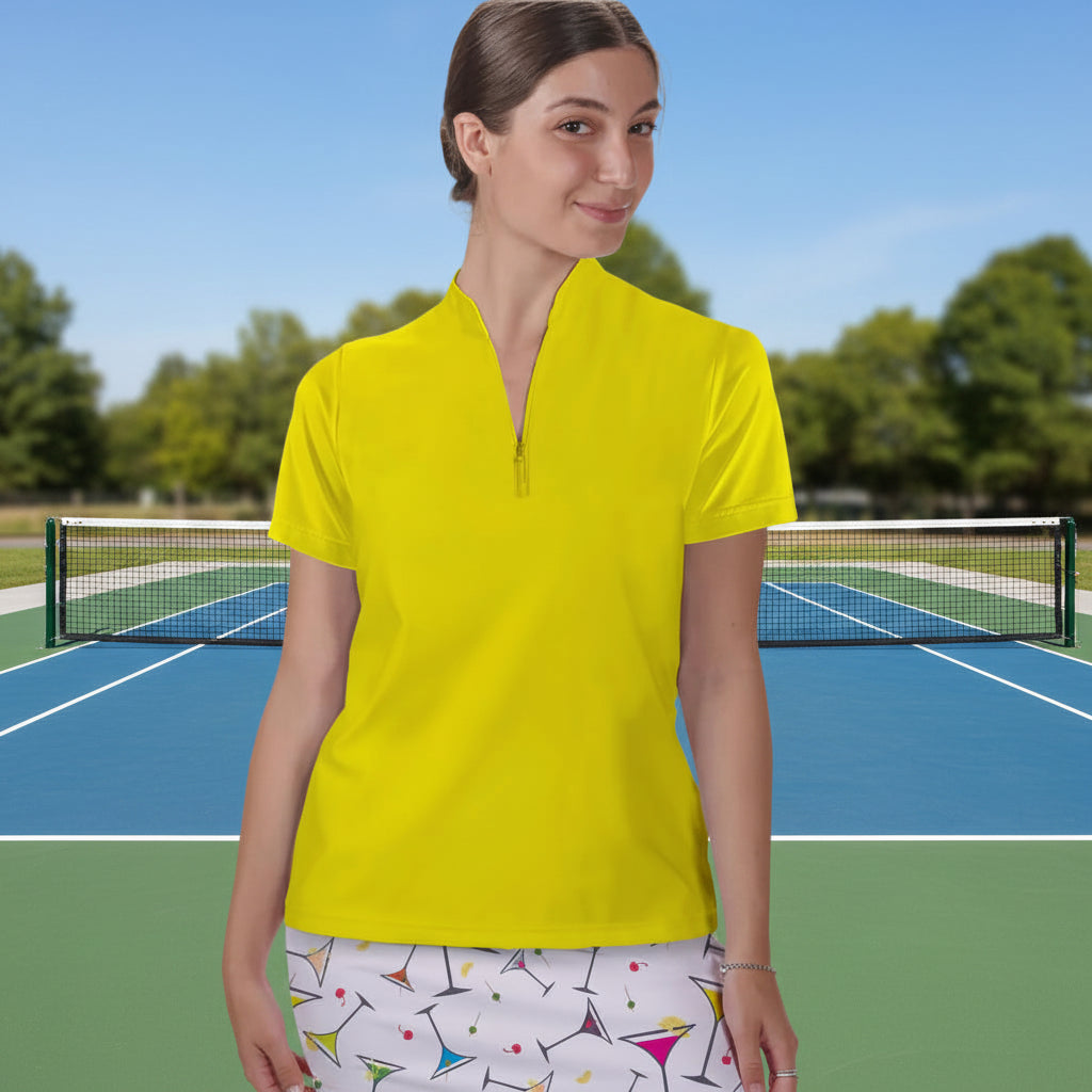 yellow shirt