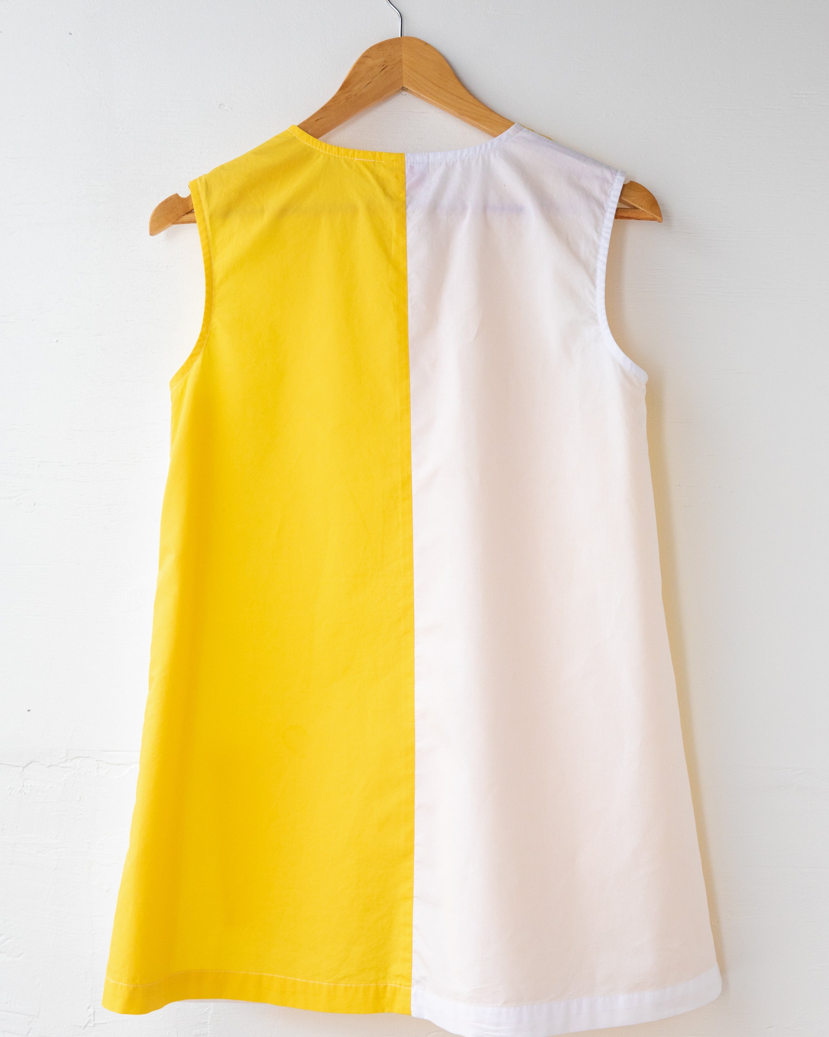 Hammies Two-Tone Smock (Yellow/White)