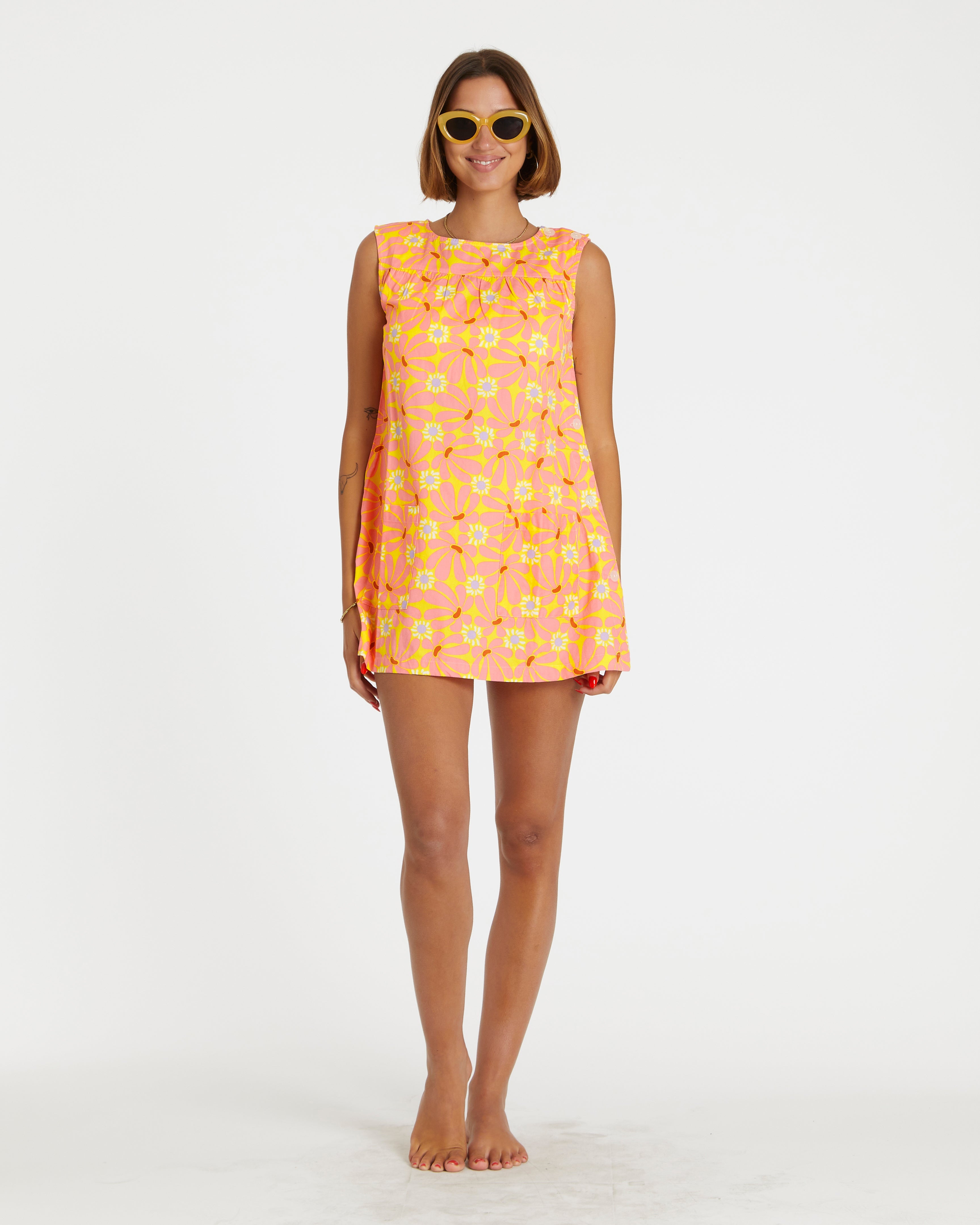 Hammies Echinacea Smock (Yellow)