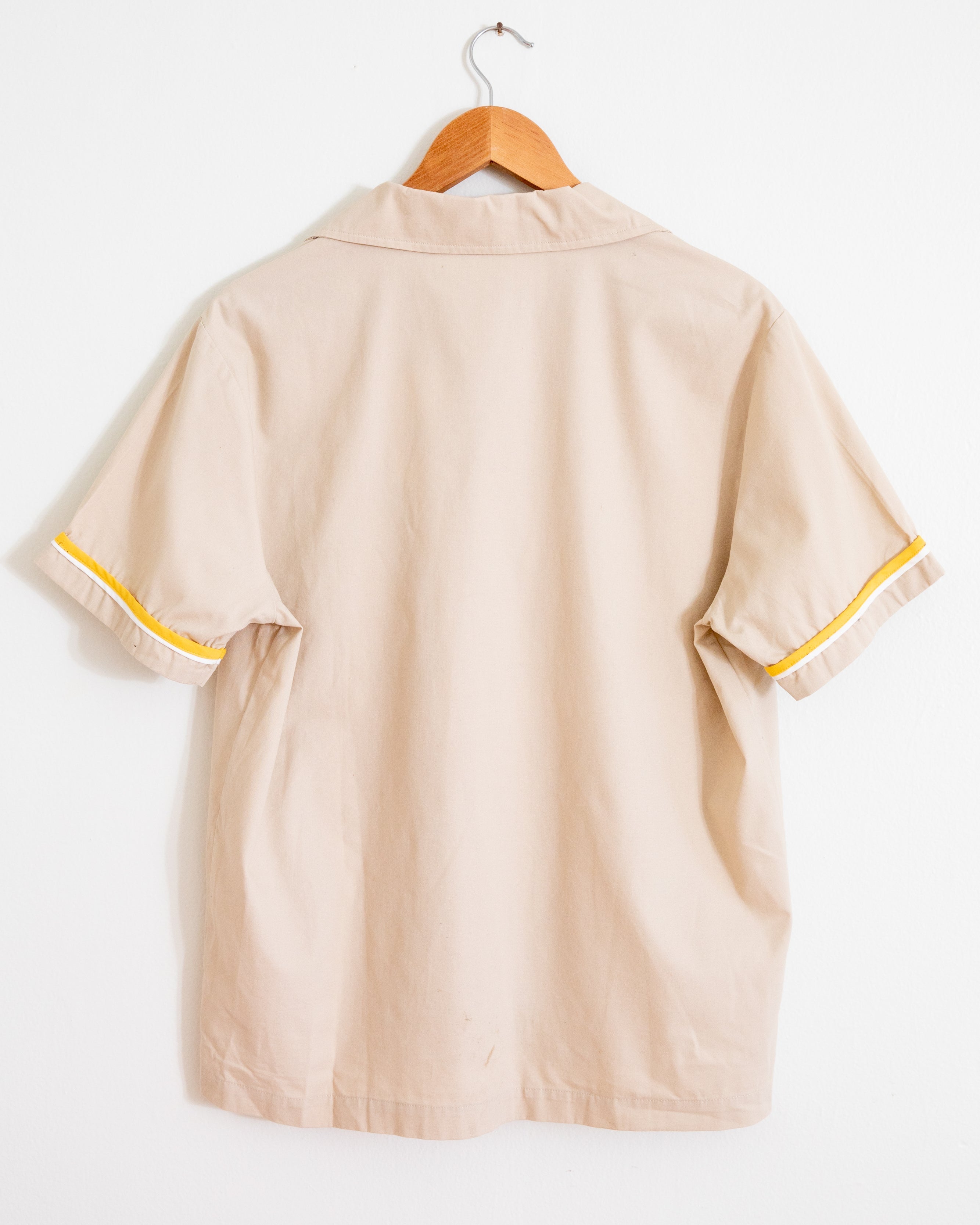 Hammies Summer Cabana Shirt (Sand/Gold/White)