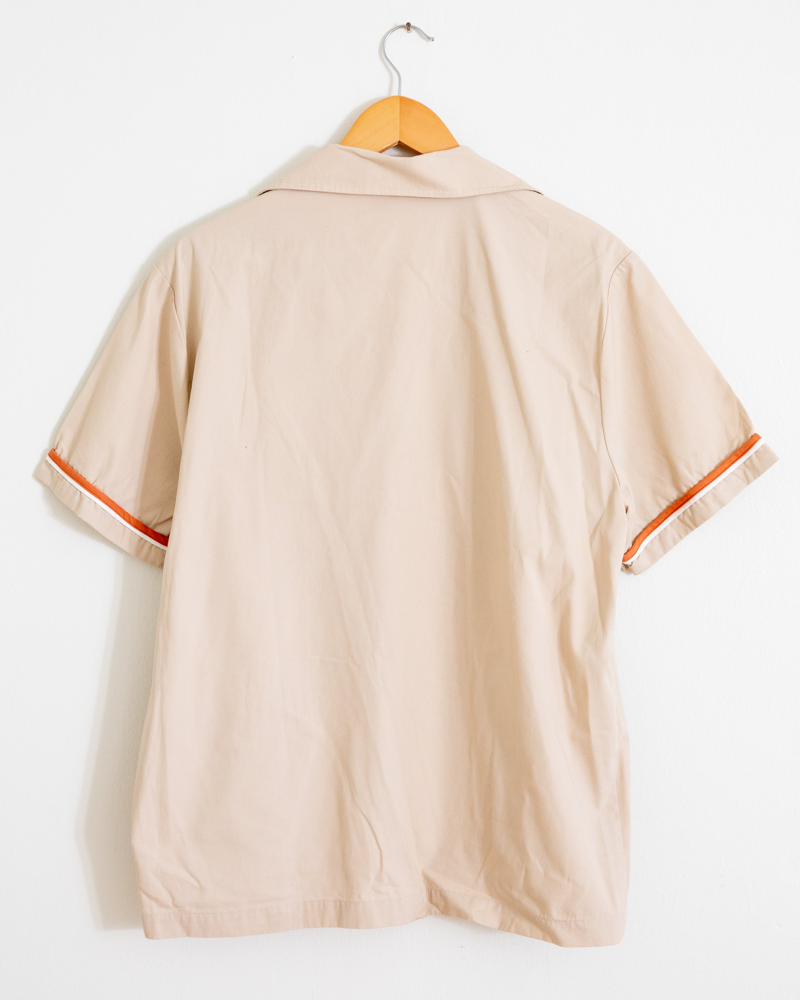 Hammies Summer Cabana Shirt (Sand/Rust/White)