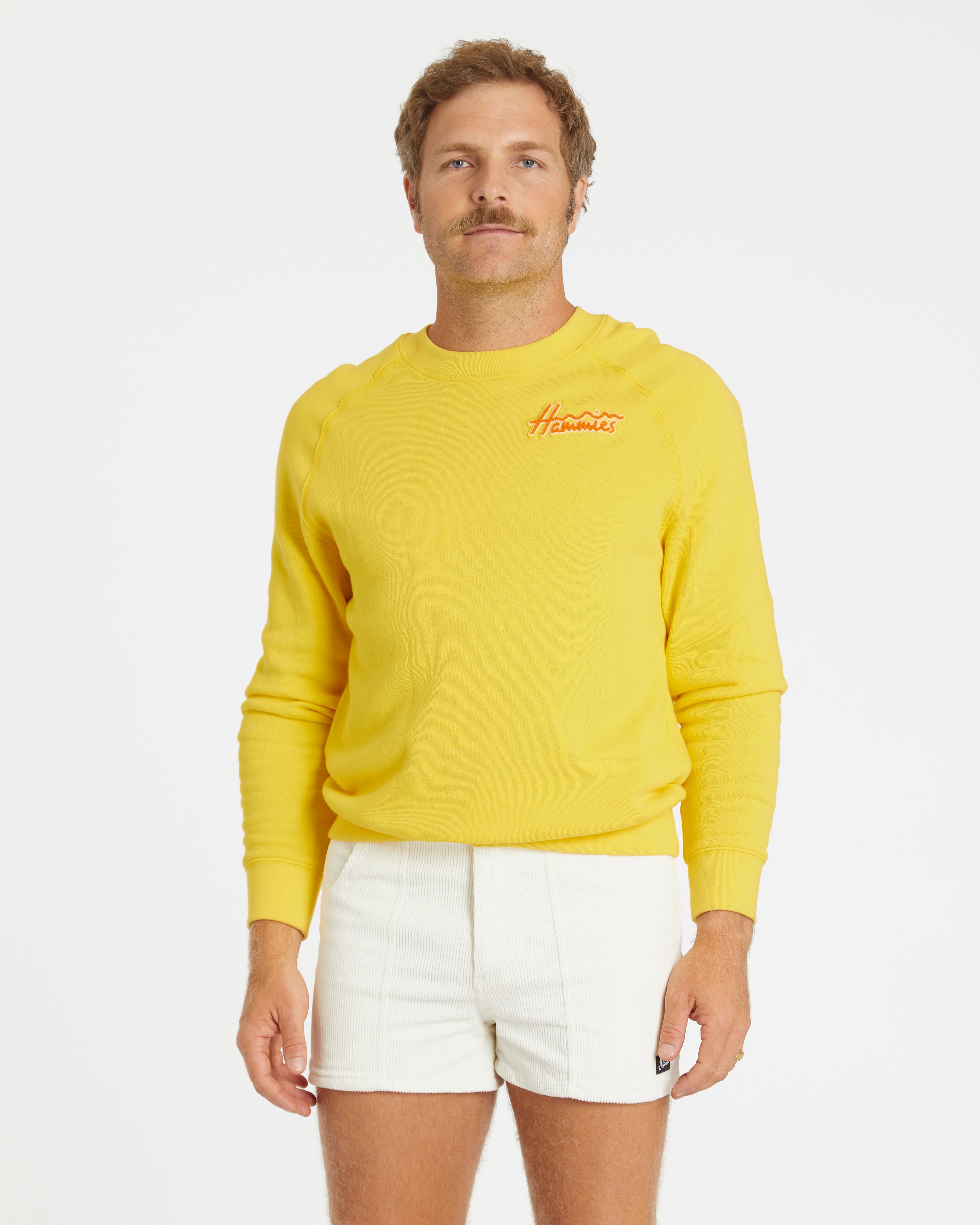 Hammies Men's Corduroy Short (White)