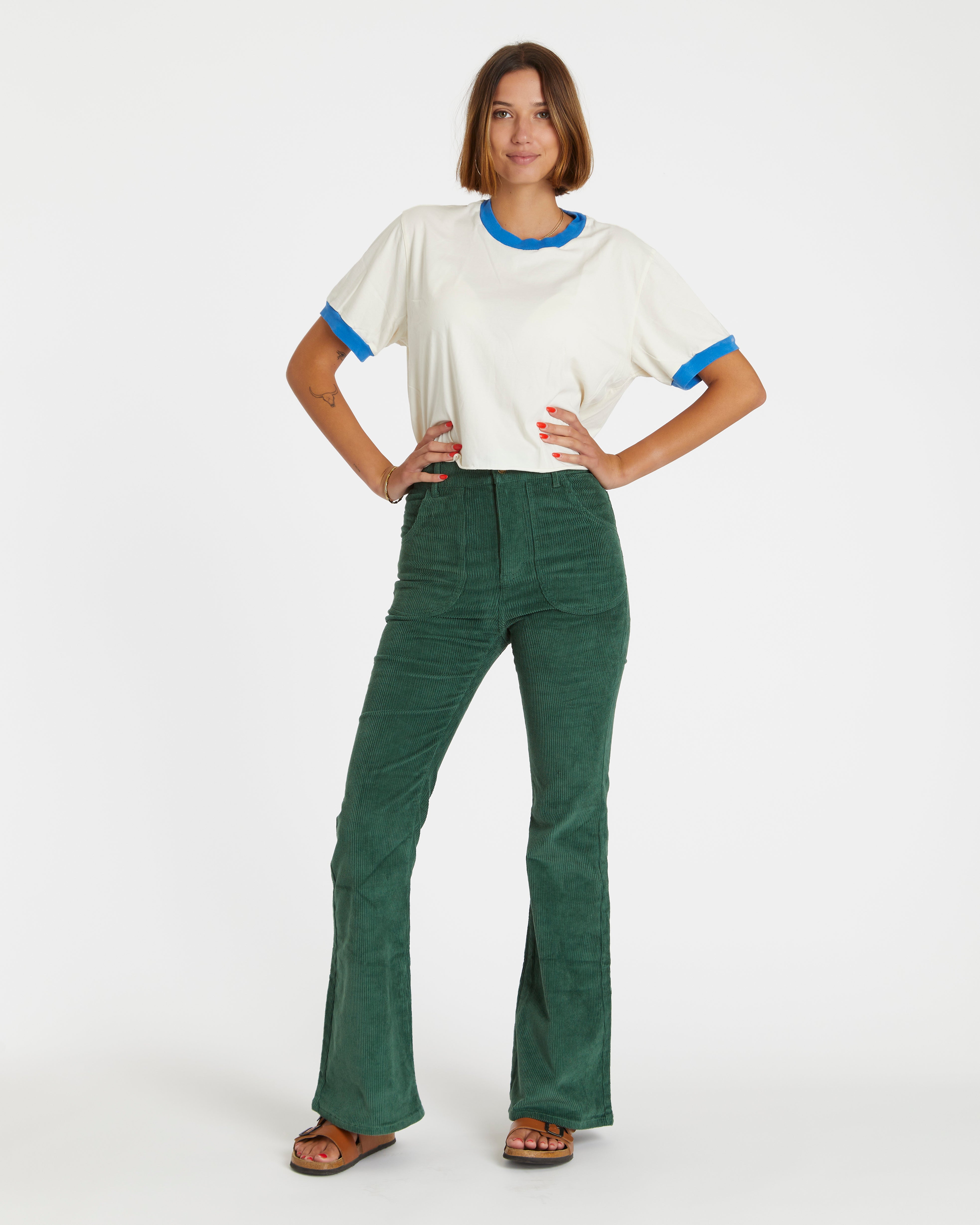 Hammies Women's Bell Bottom (Forest Green)