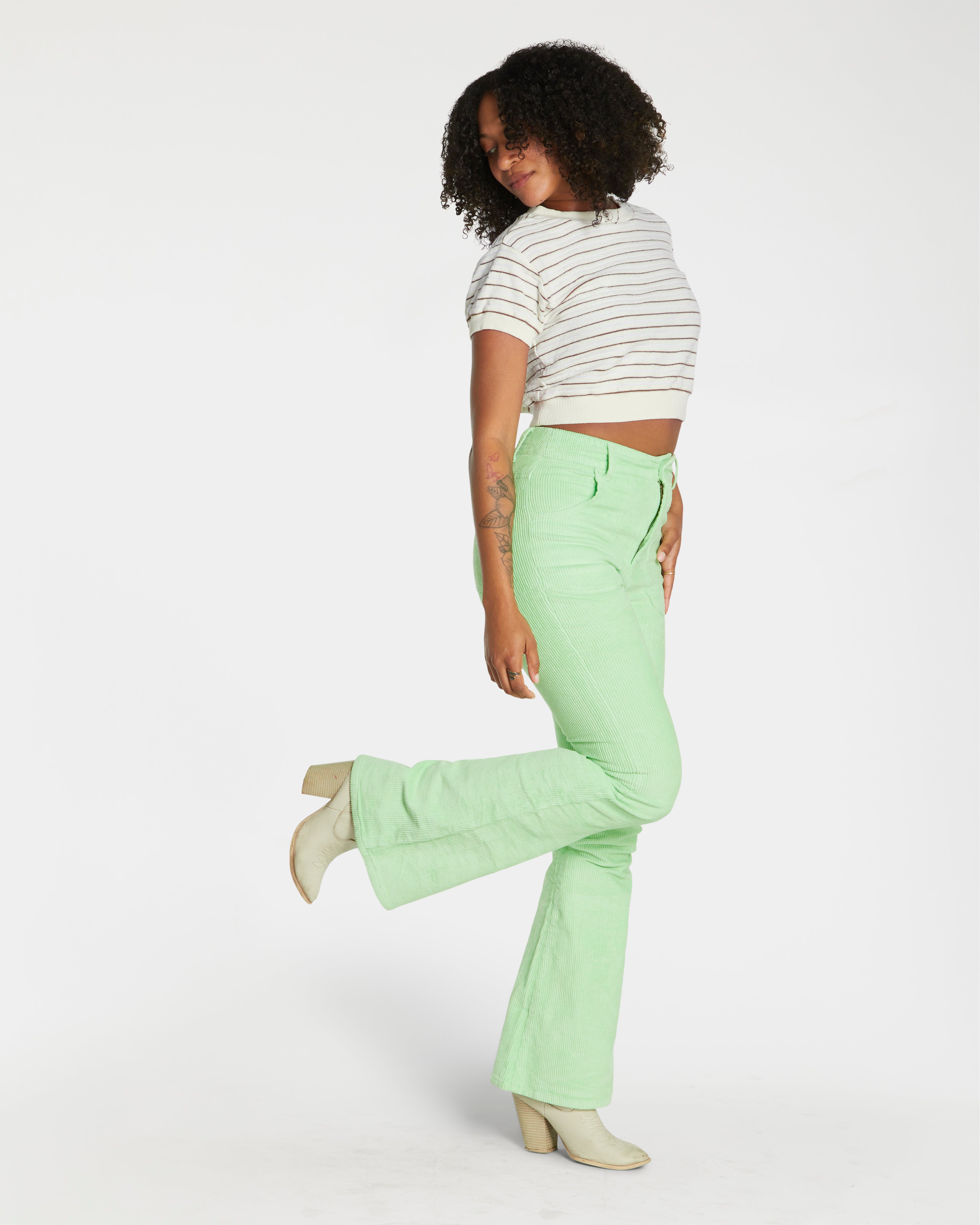 Hammies Women's Terry Tee (Cream/Brown)
