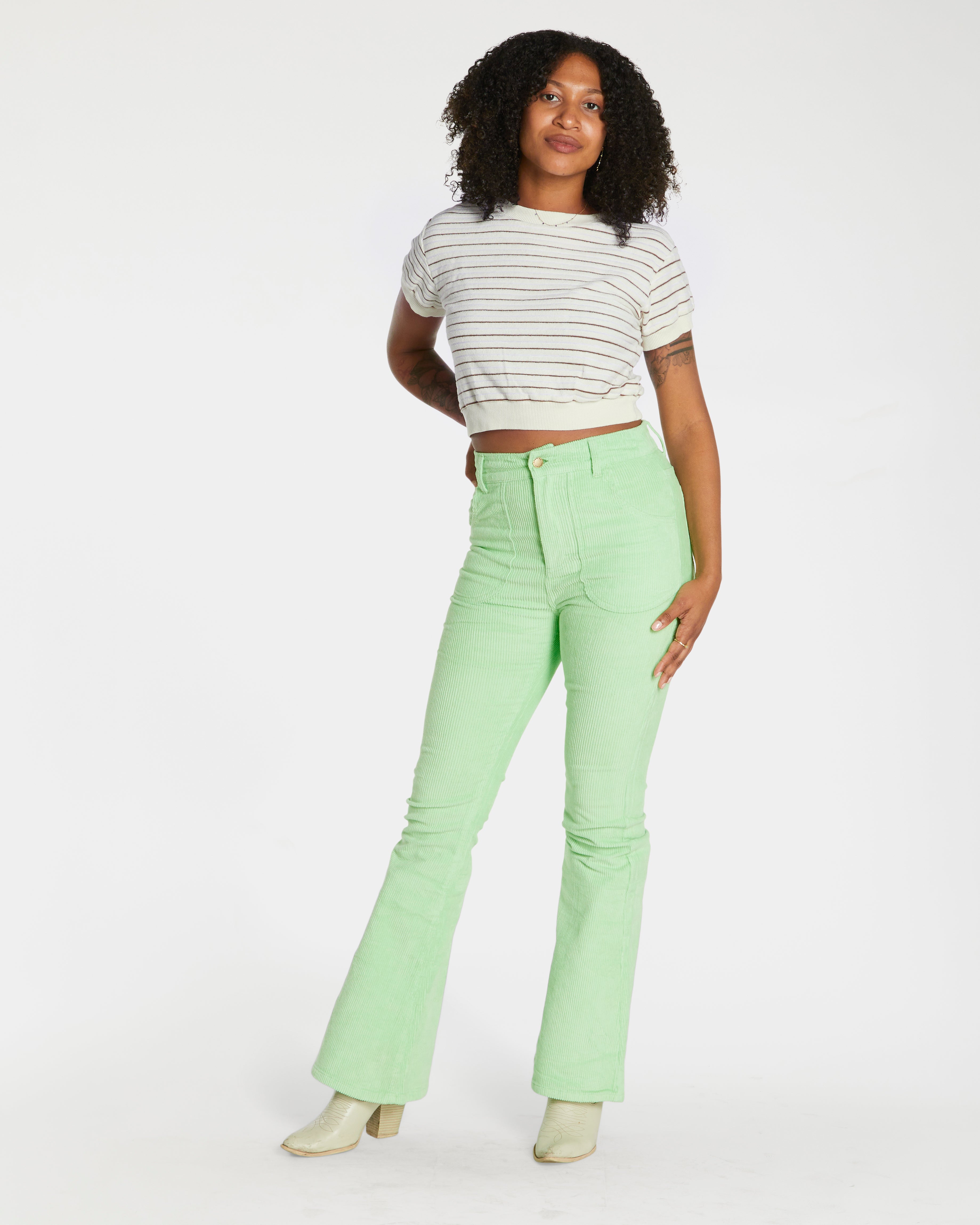 Hammies Women's Terry Tee (Cream/Brown)