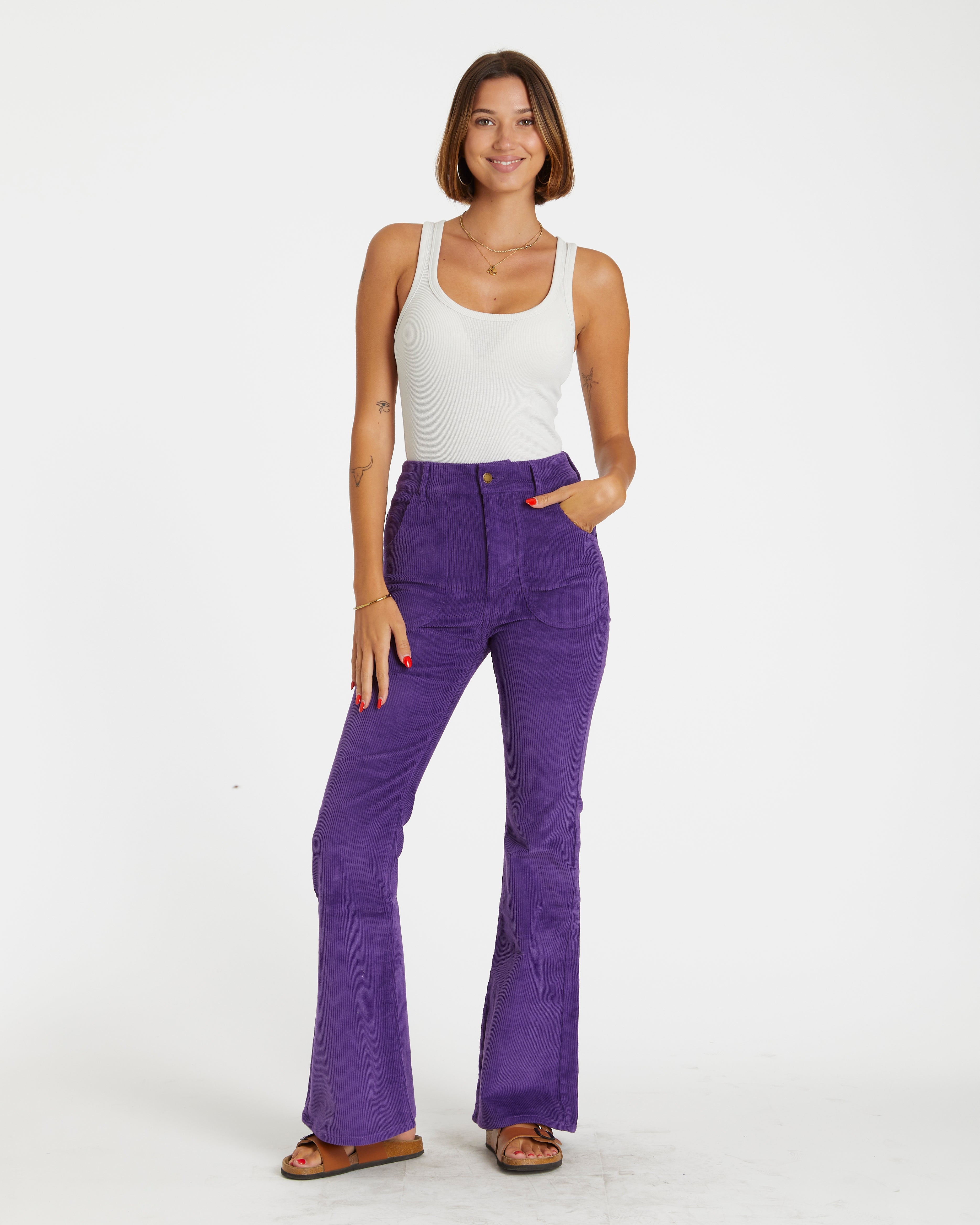 Hammies Women's Bell Bottom (Plum)