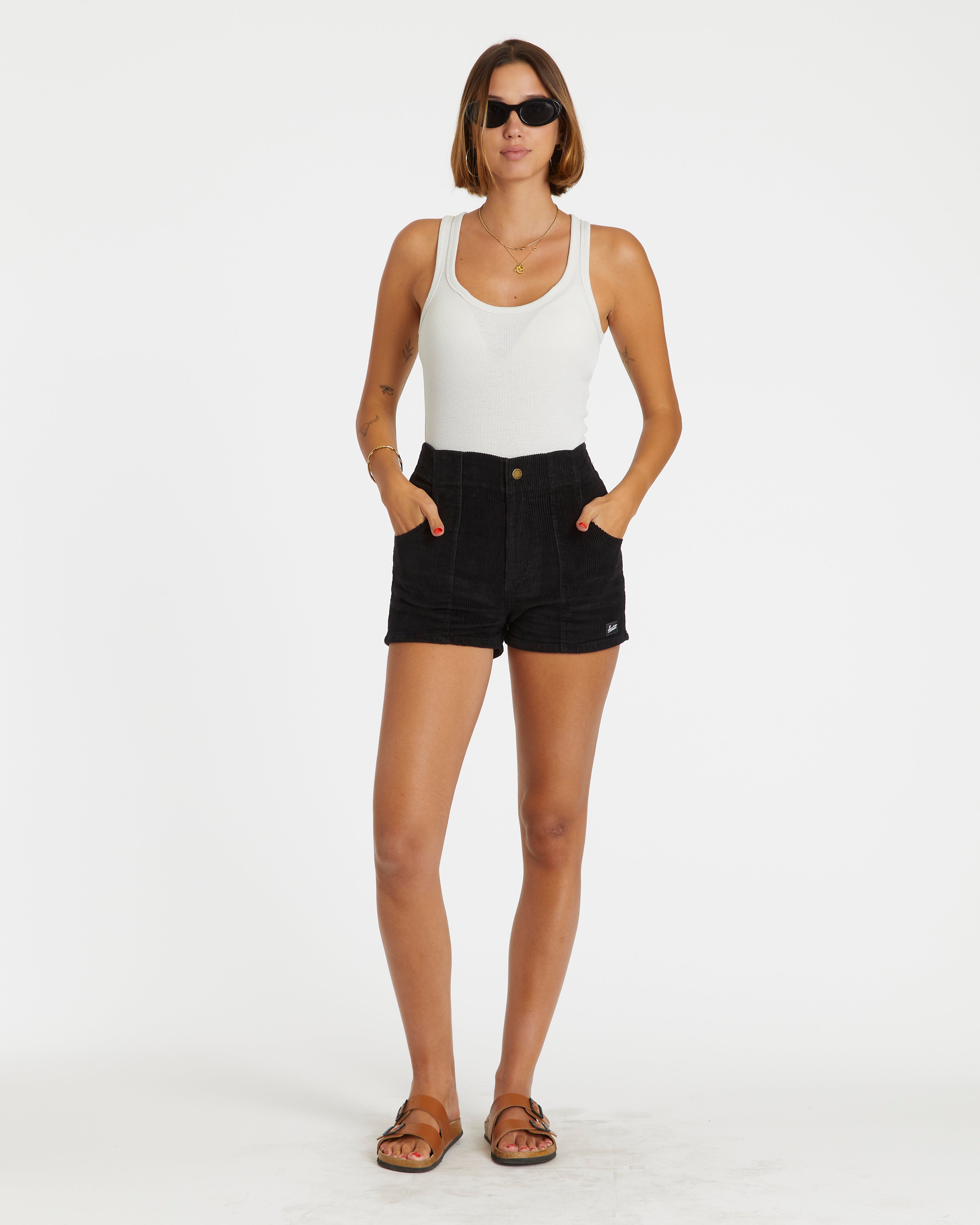 Hammies Women's Corduroy Short (Black)