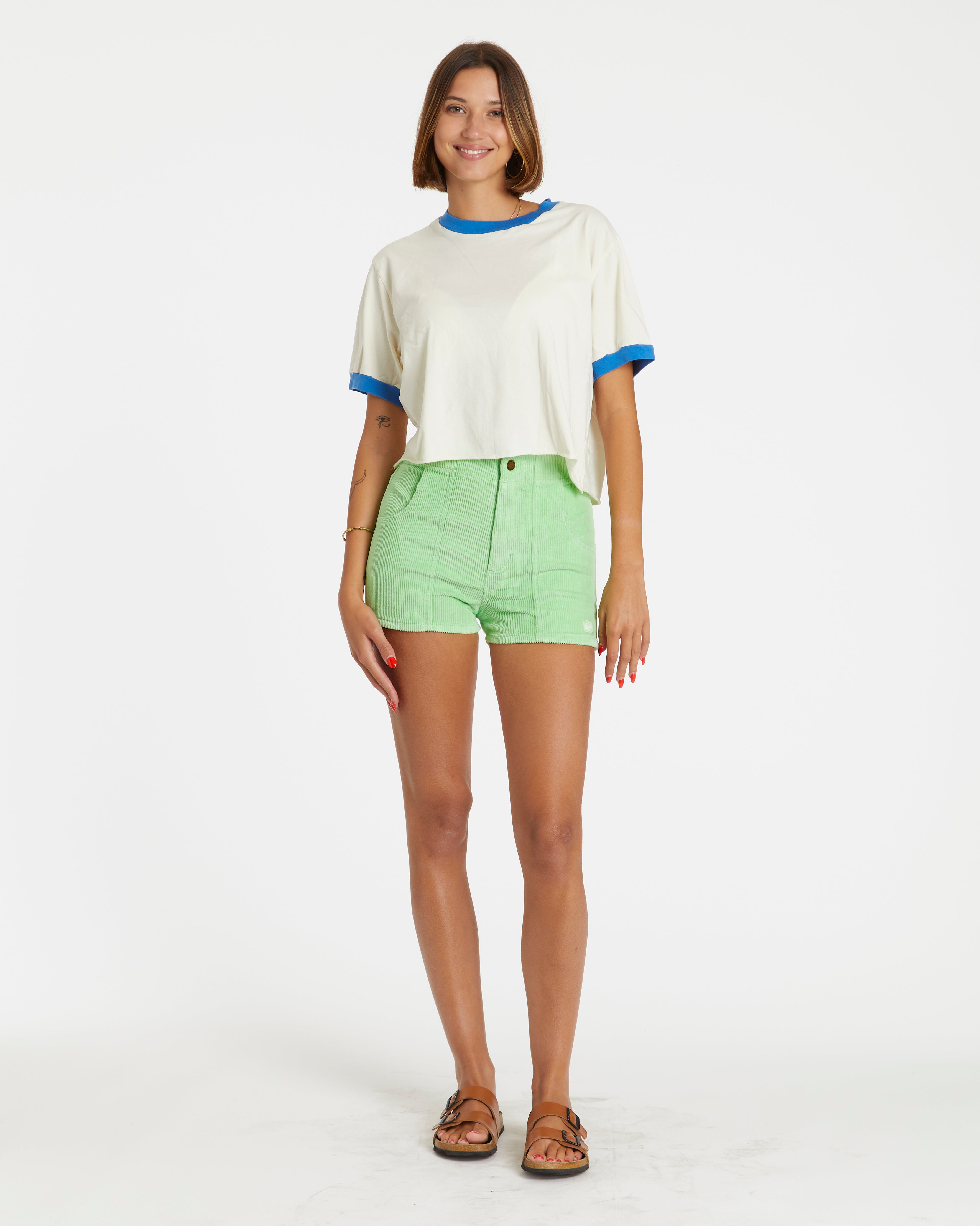 Hammies Women's Corduroy Short (Honeydew)