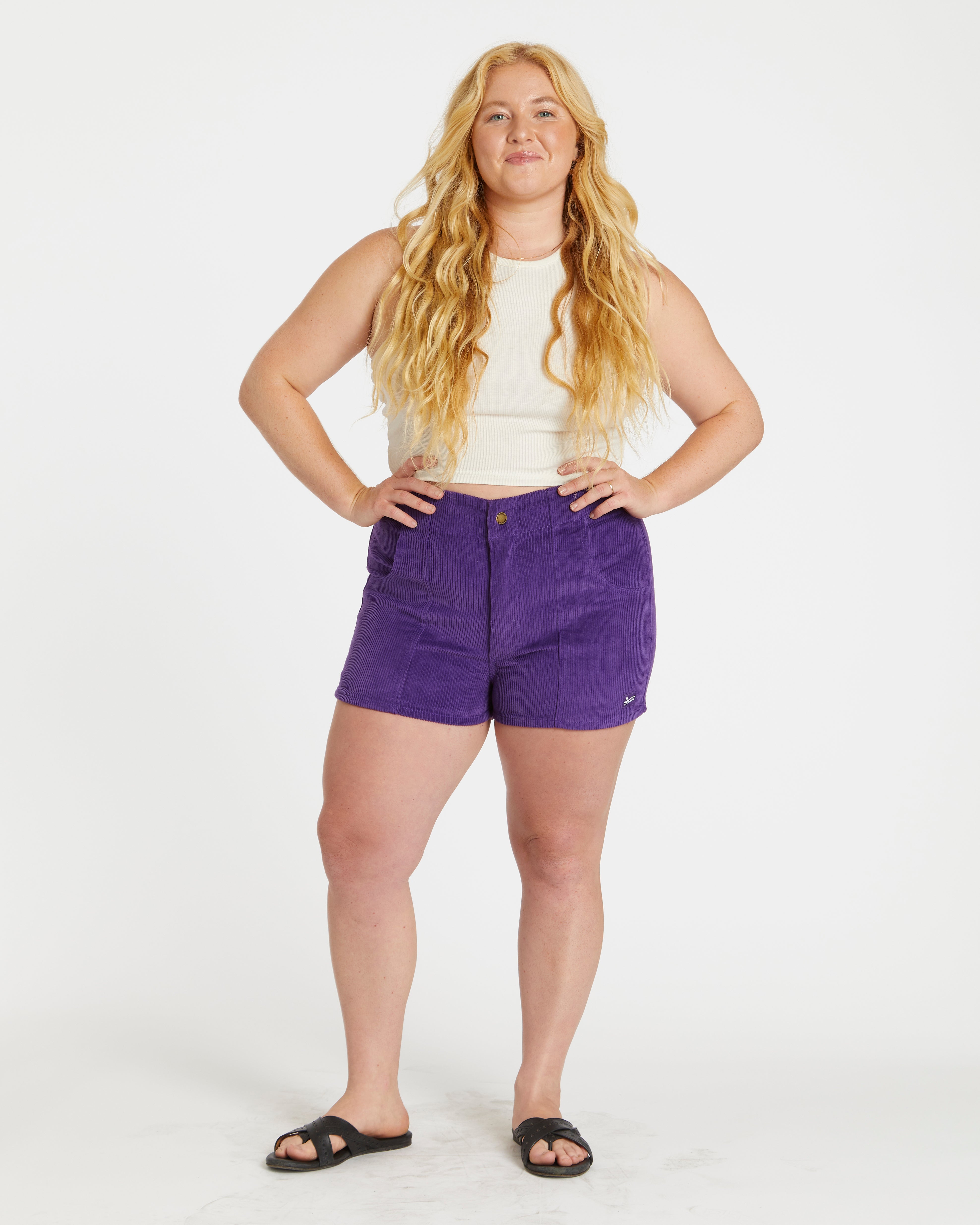 Hammies Women's Corduroy Short (Plum)