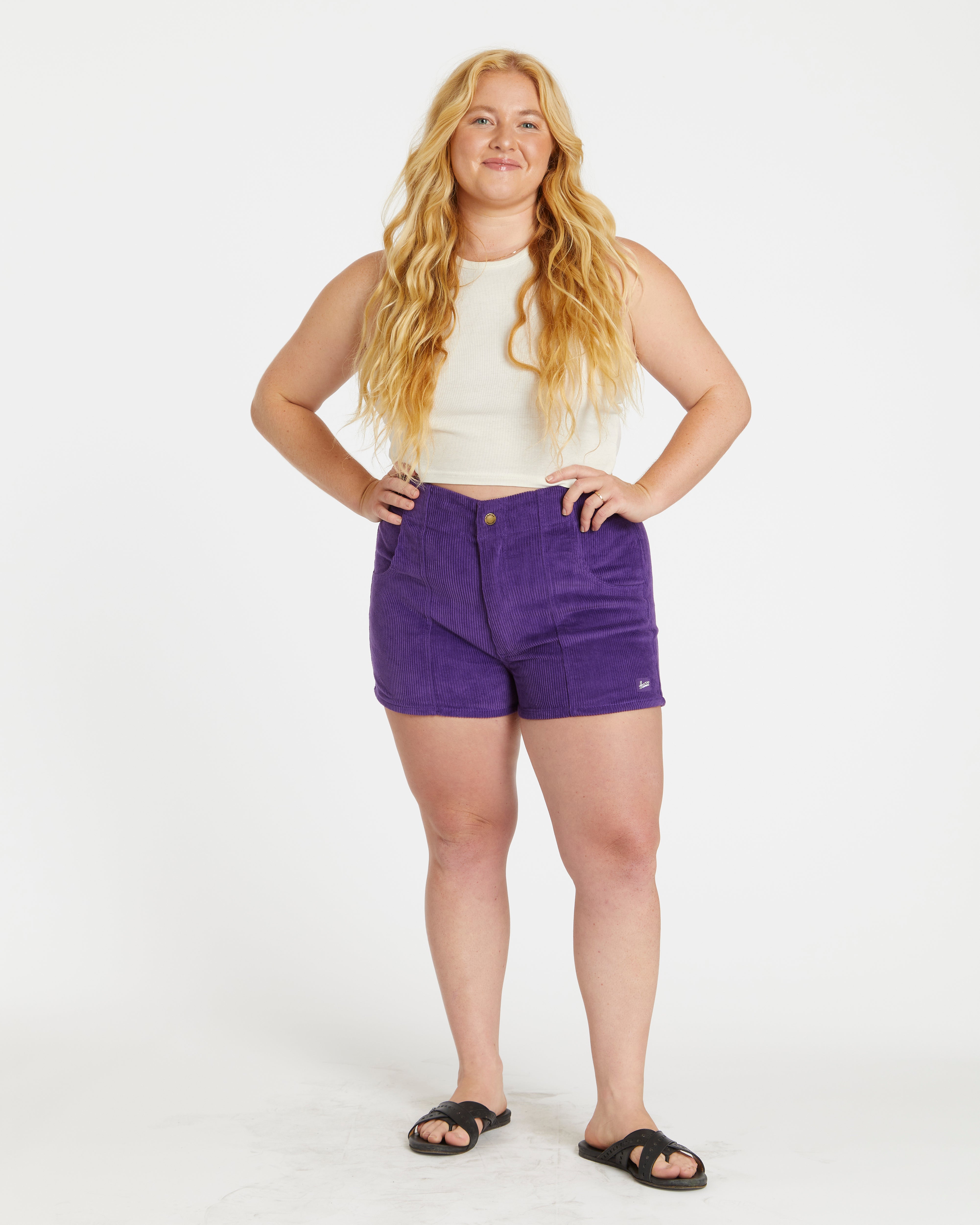 Hammies Women's Corduroy Short (Plum)