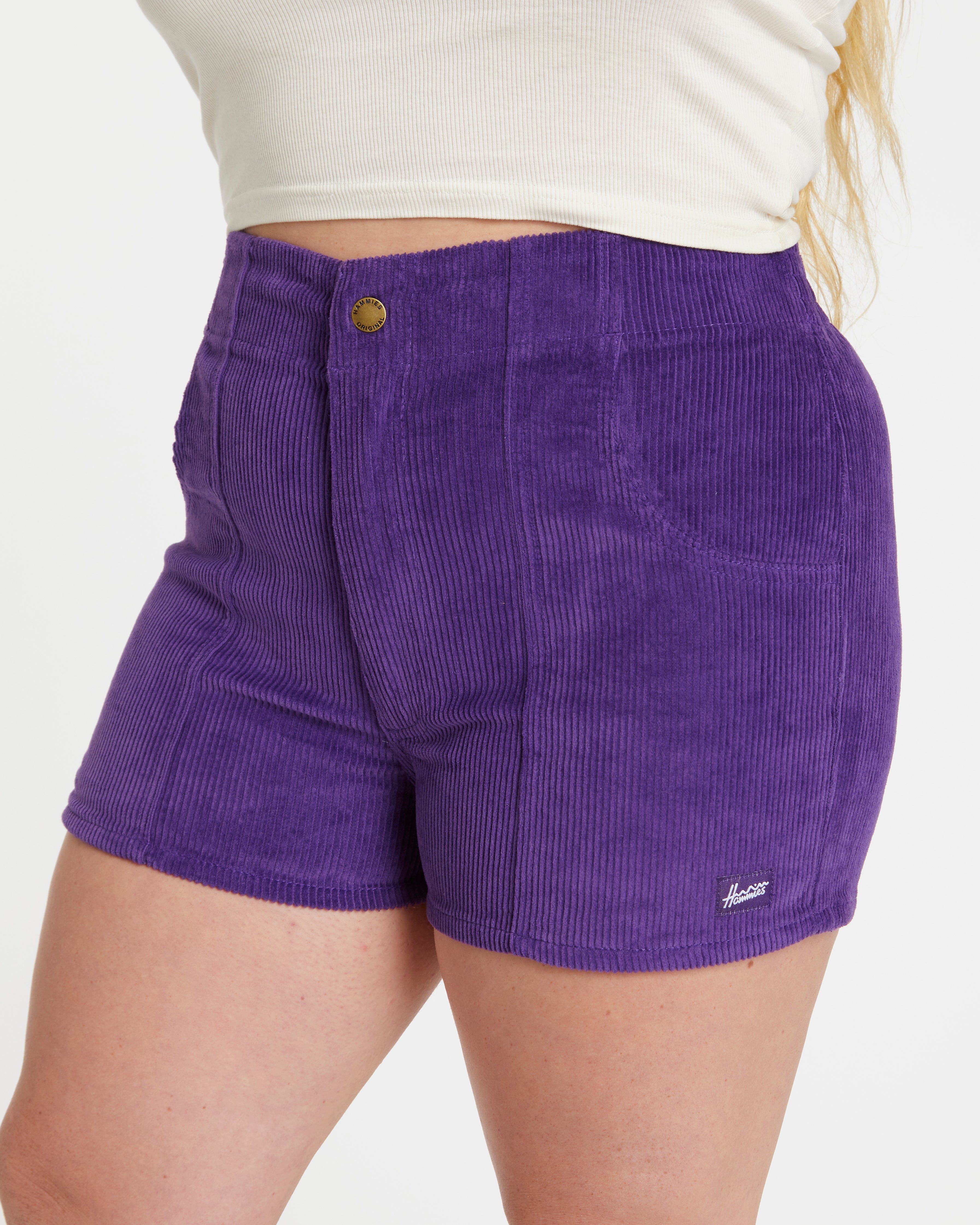 Hammies Women's Corduroy Short (Plum)