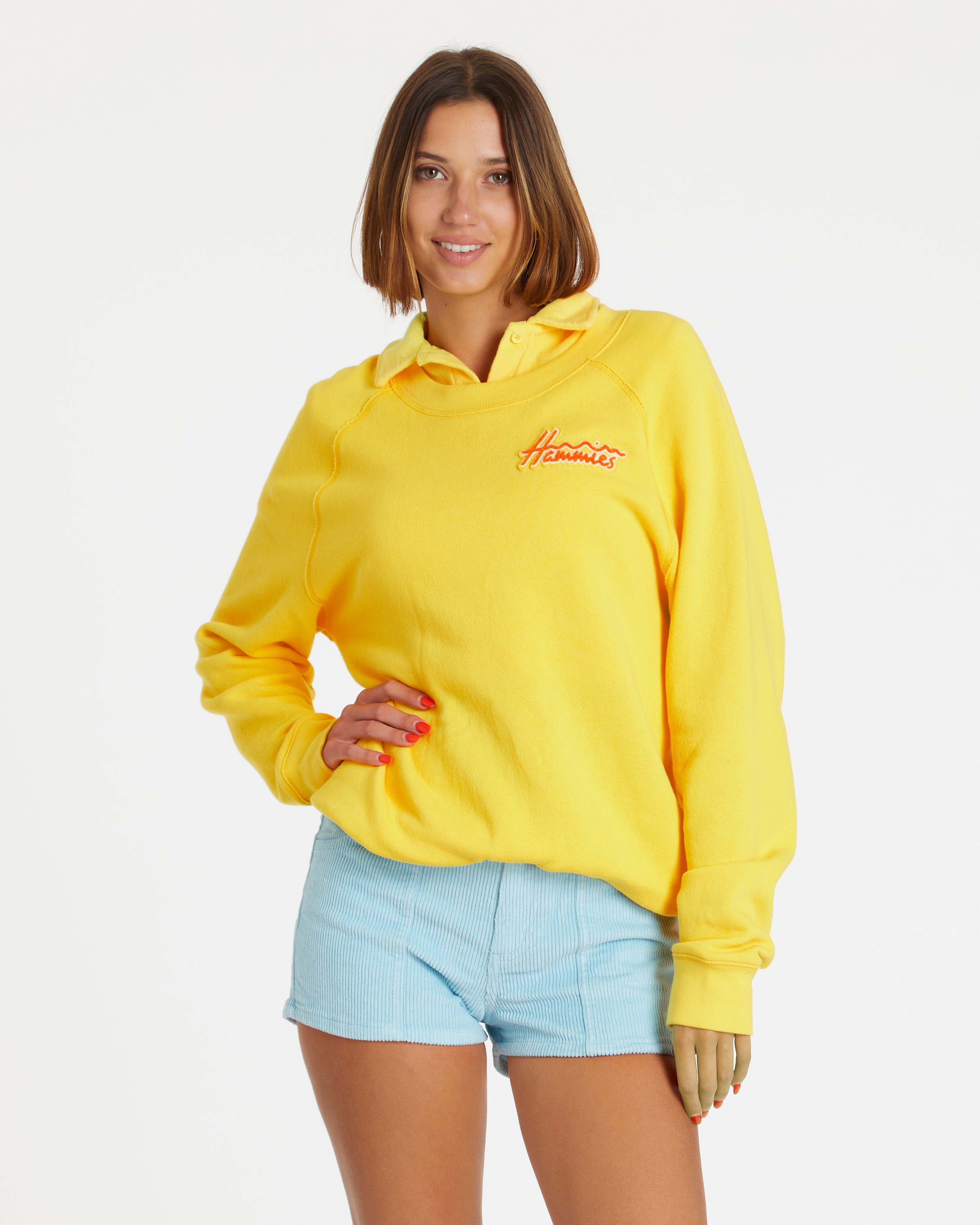 Hammies Women's Corduroy Short (Powder Blue)