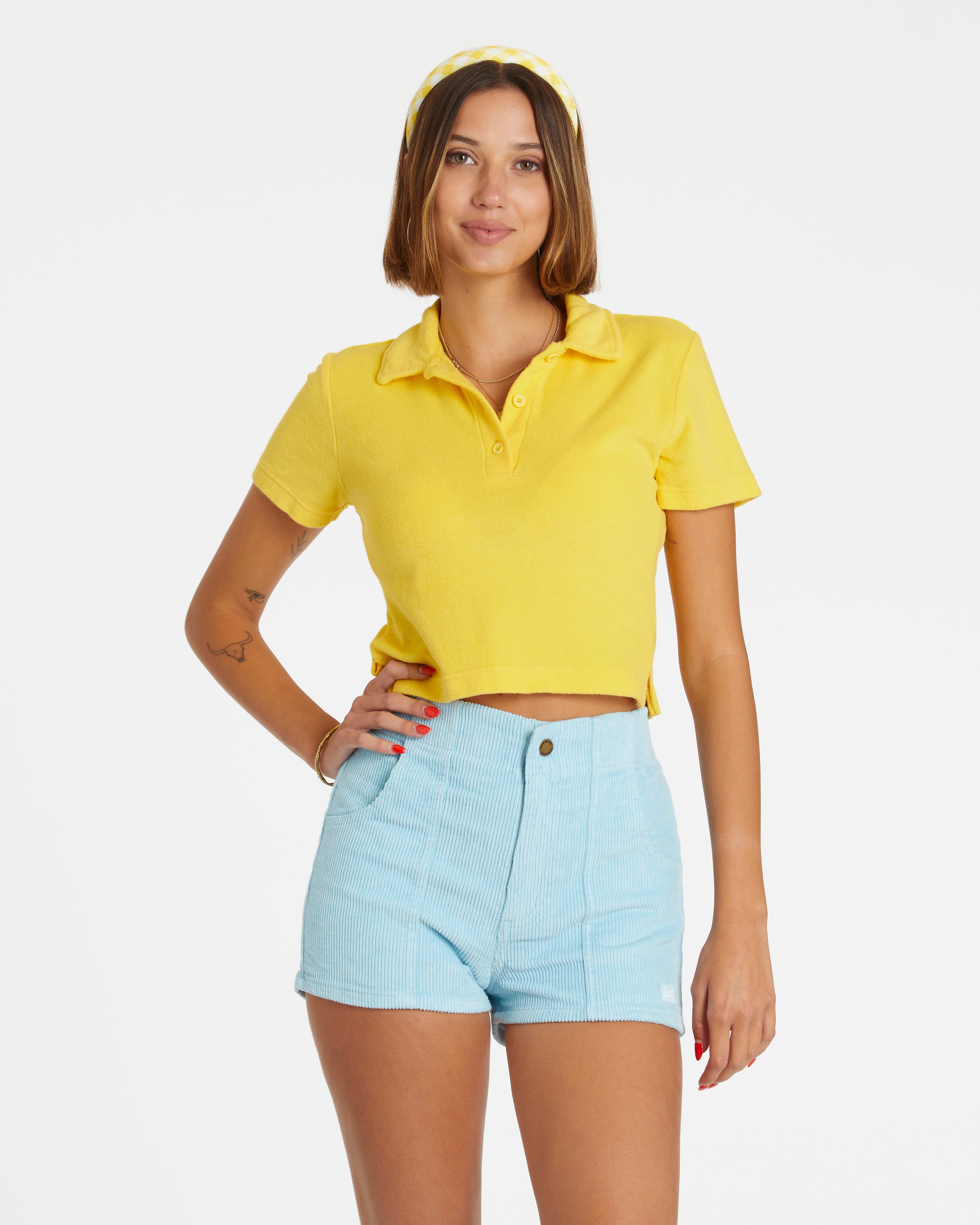 Hammies Women's Corduroy Short (Powder Blue)