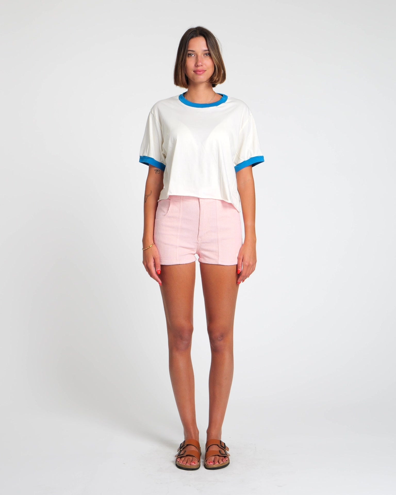 Hammies Women's Corduroy Short (Powder Pink)