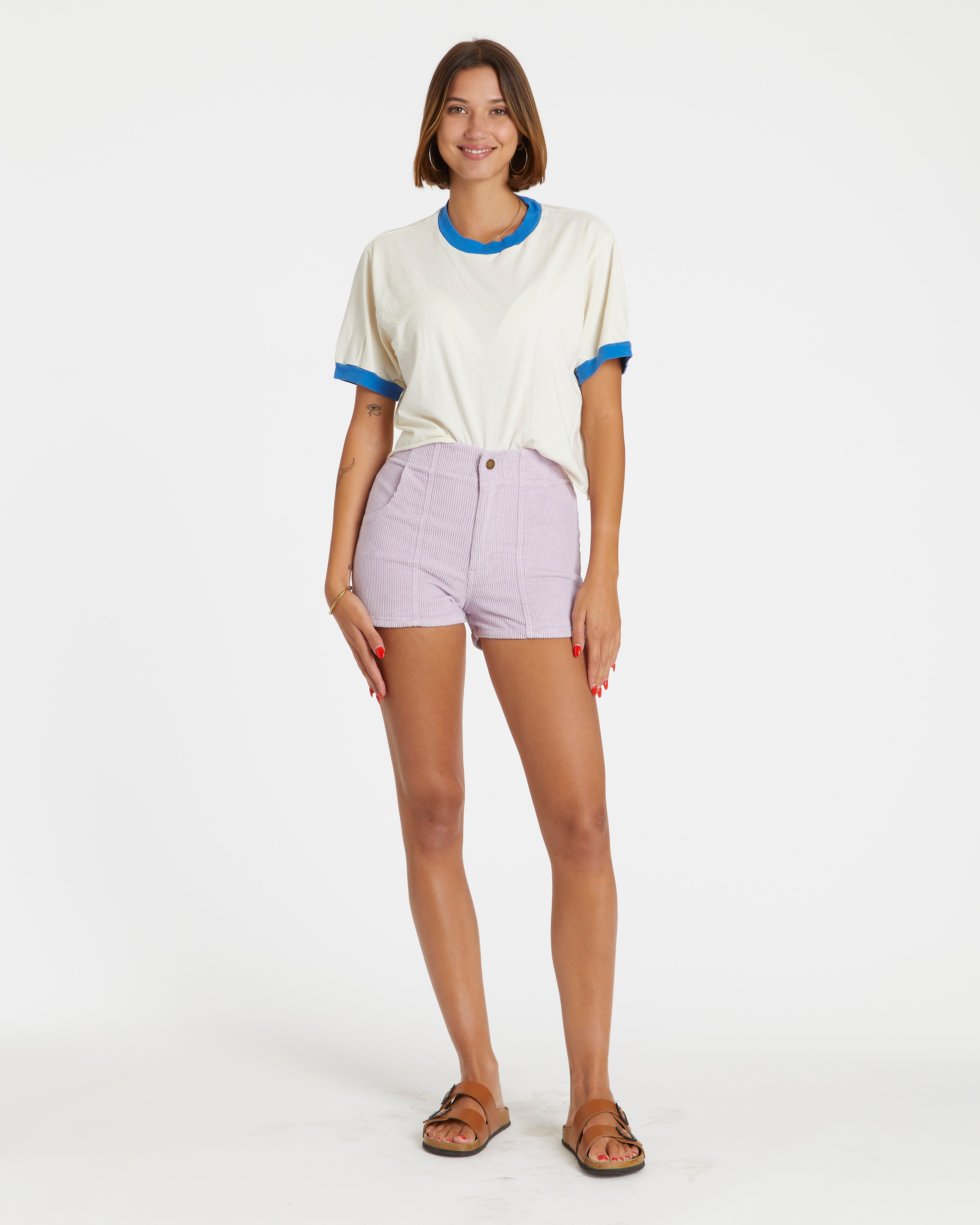 Hammies Women's Corduroy Short (Powder Purple)