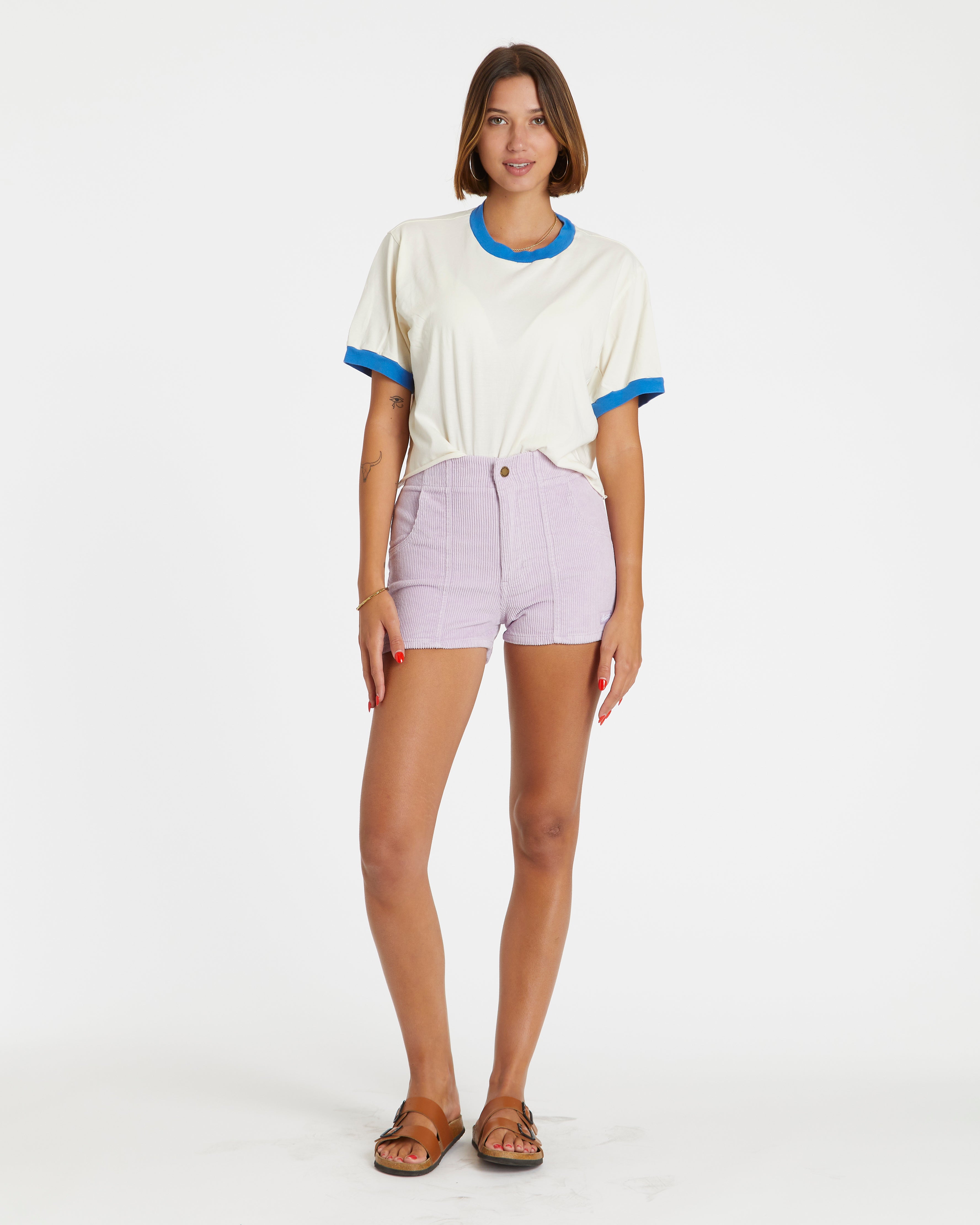 Hammies Women's Corduroy Short (Powder Purple)