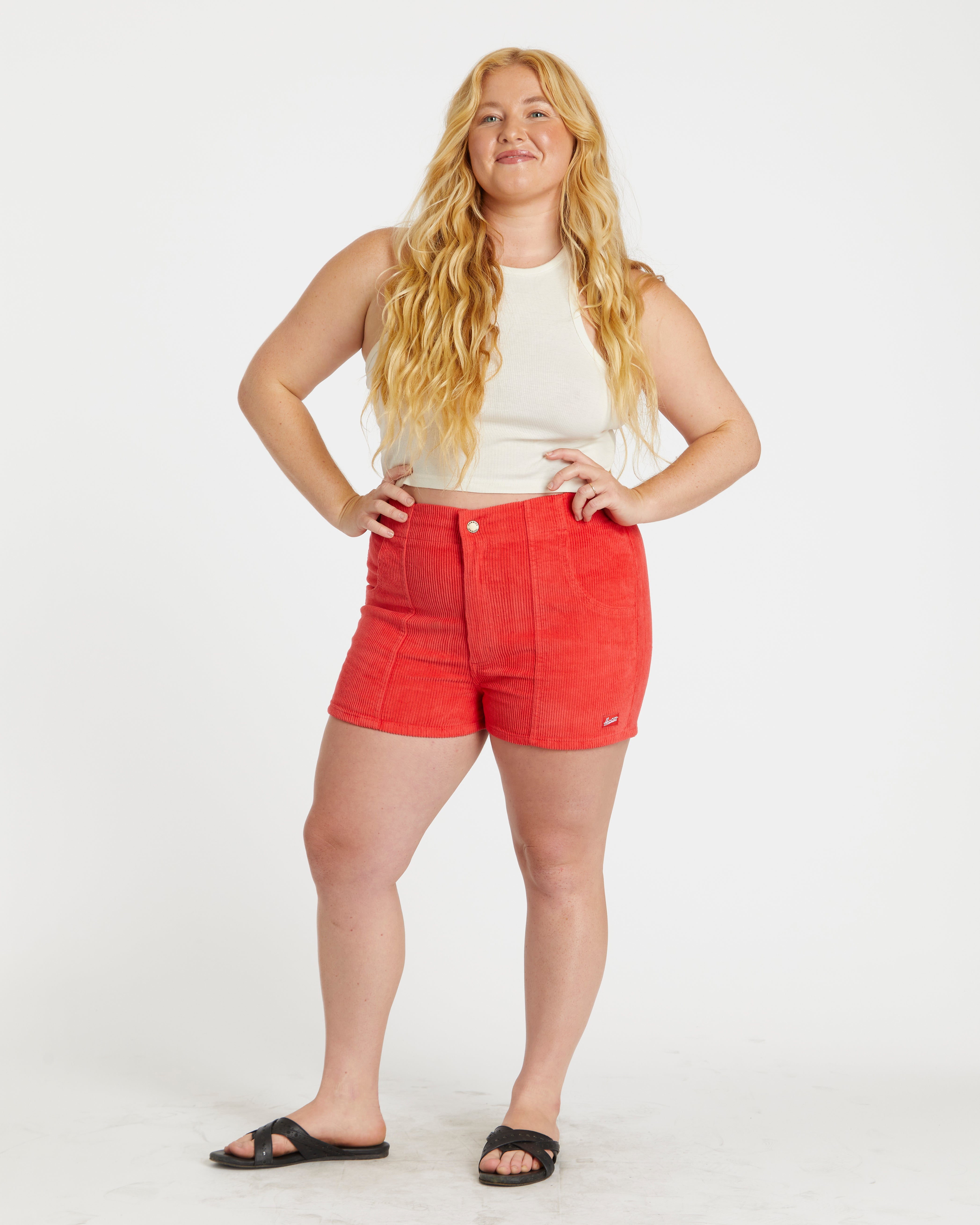 Hammies Women's Corduroy Short (Red)