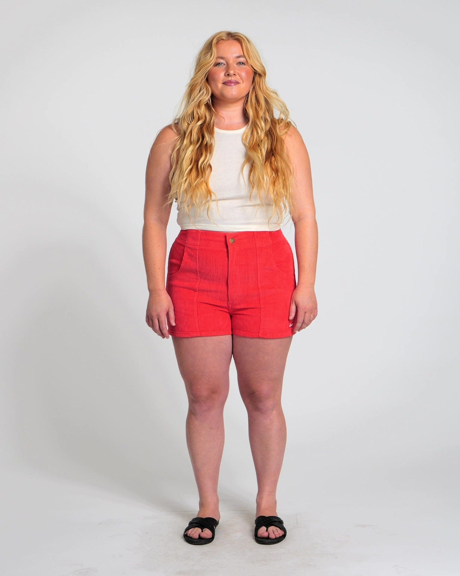 Hammies Women's Corduroy Short (Red)