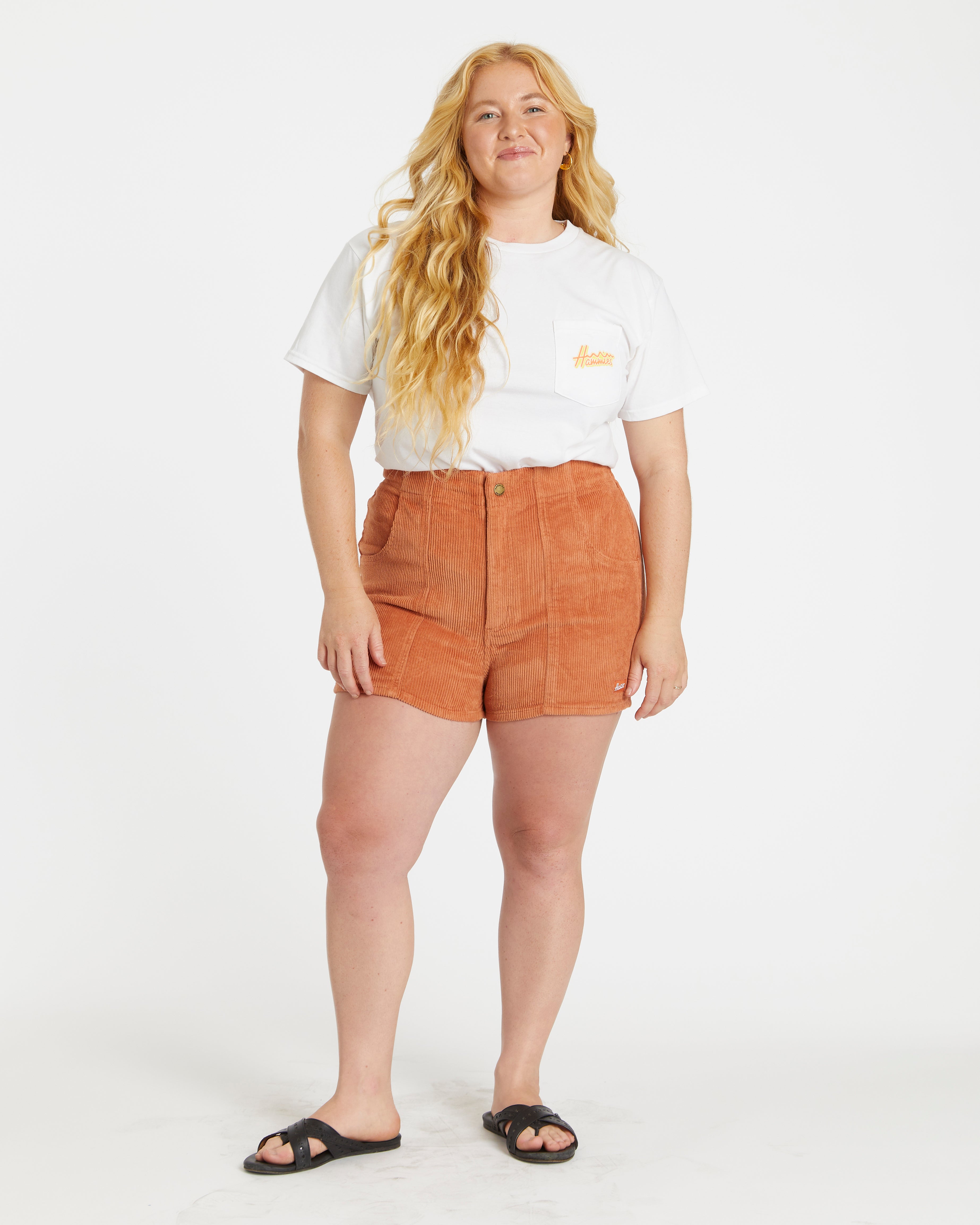Hammies Women's Corduroy Short (Rust)