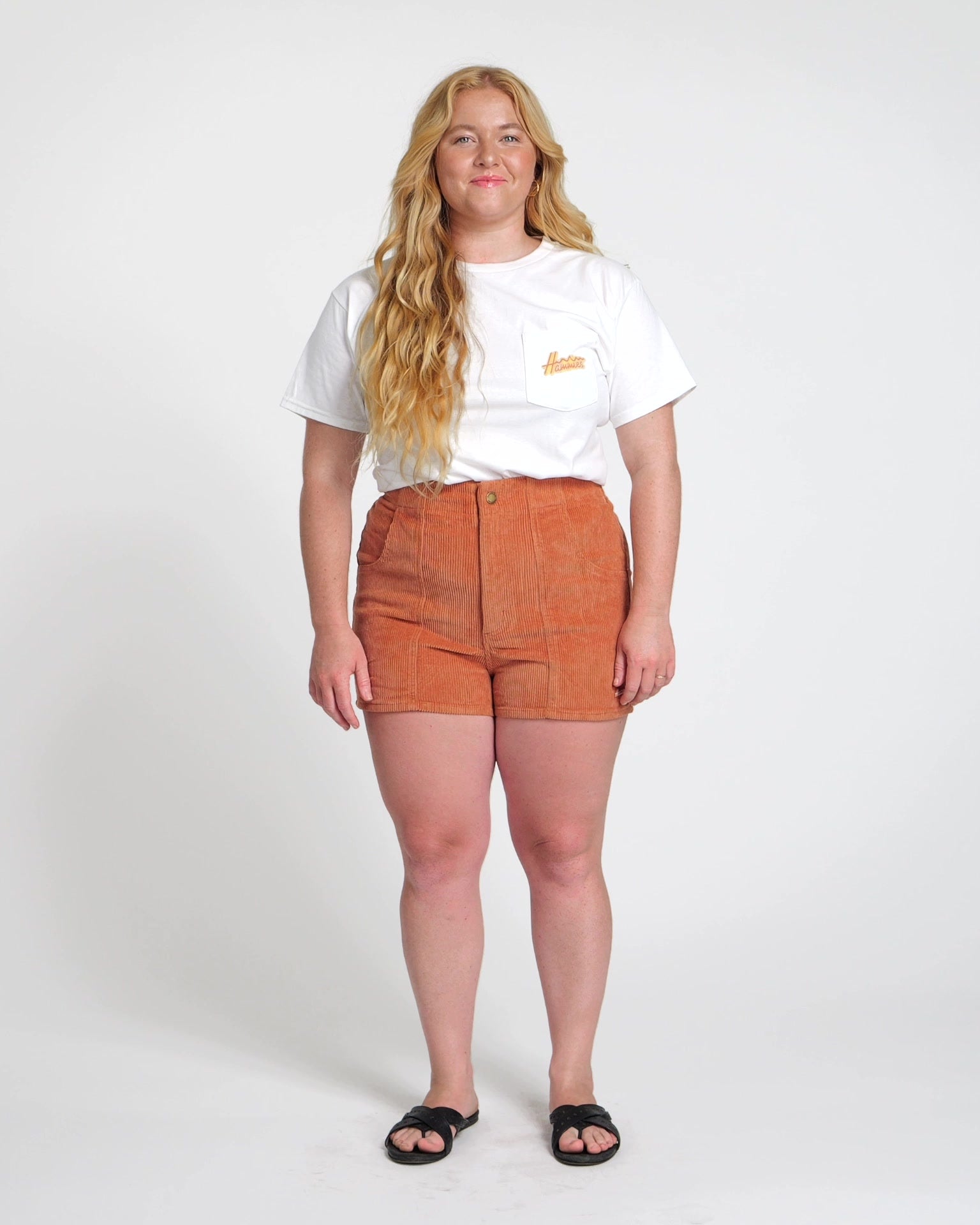 Hammies Women's Corduroy Short (Rust)