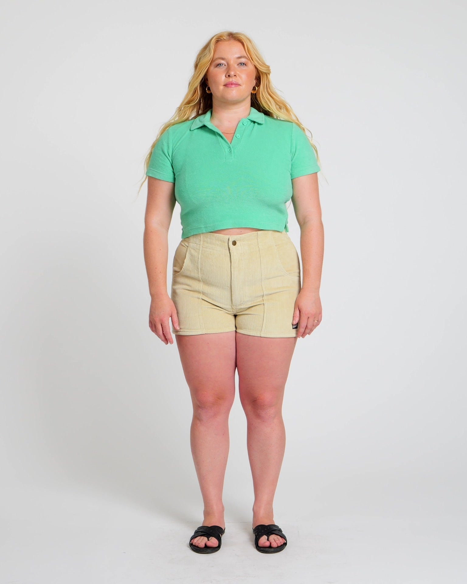 Hammies Women's Terry Polo (Mint)