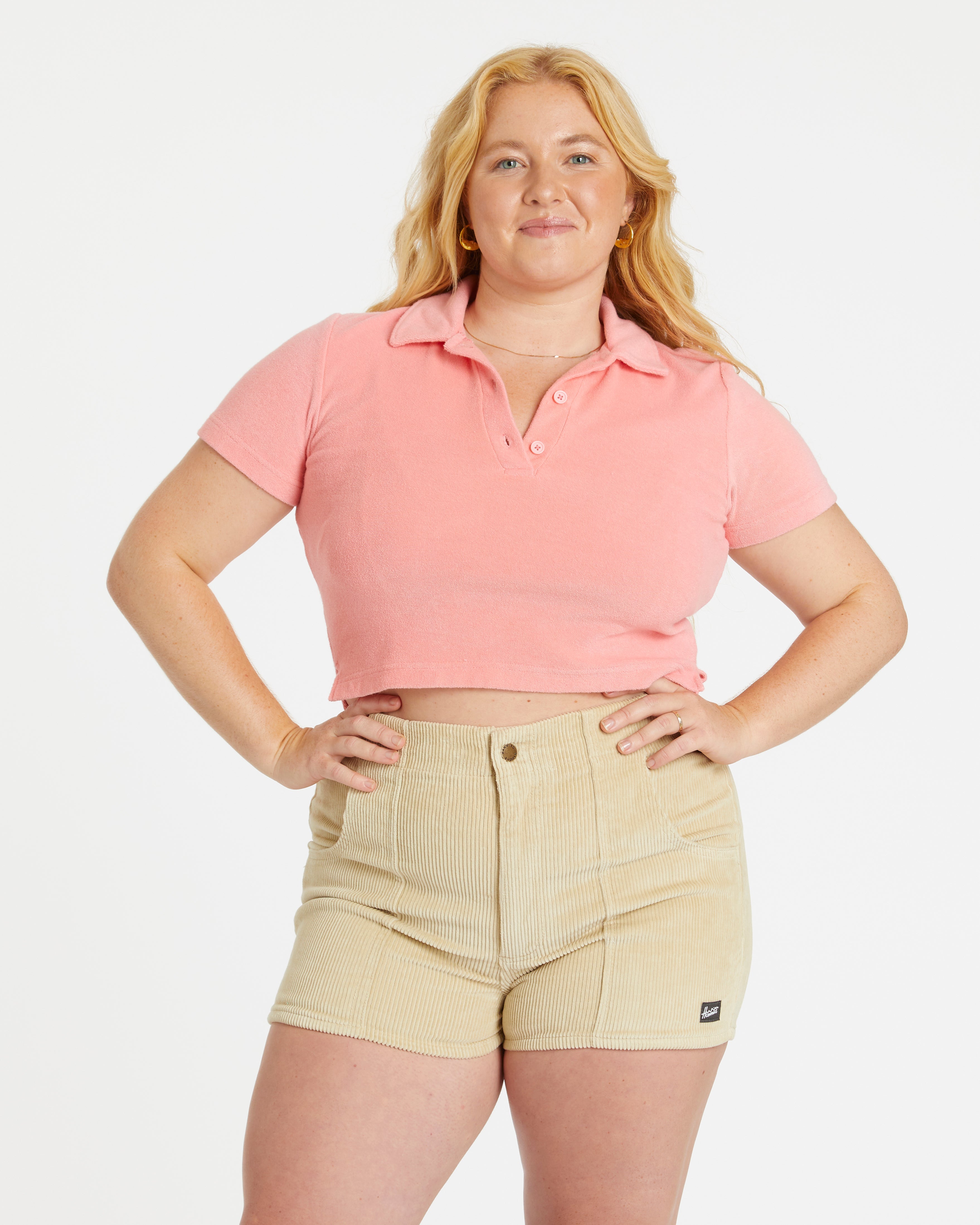 Hammies Women's Terry Polo (Watermelon)