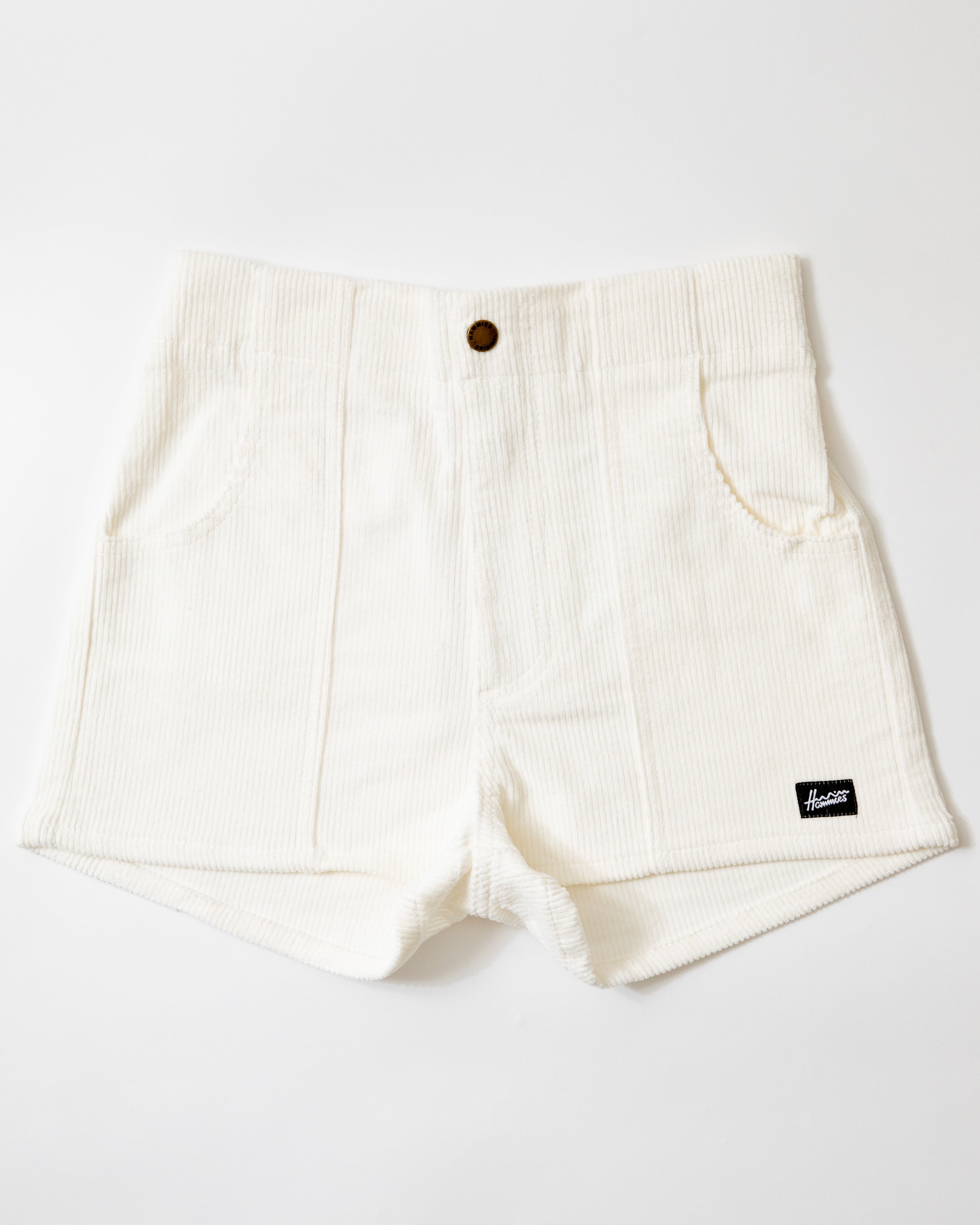 Hammies Women's Corduroy Short (White)
