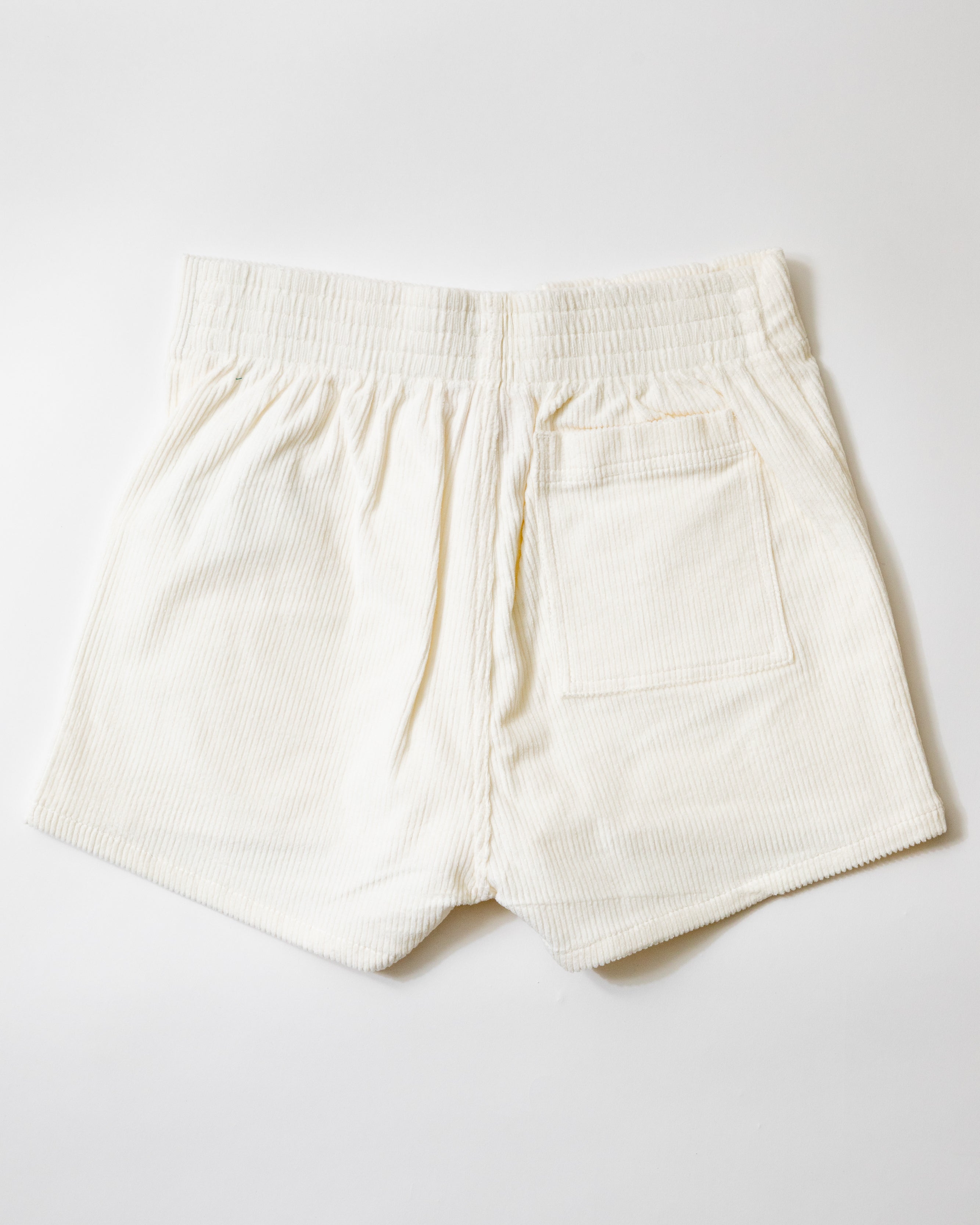 Hammies Women's Corduroy Short (White)